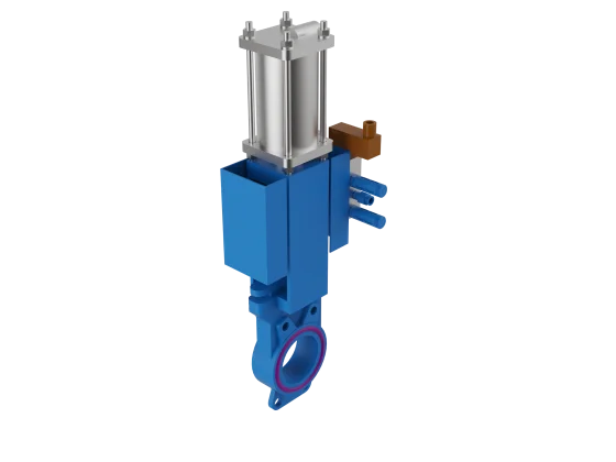 Stoffschieb DN 80 PN10 Typ EB