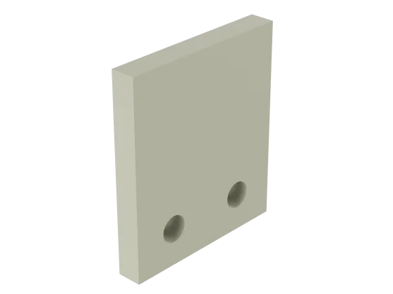 Platte 80 x 70 x10  2xBo. PE