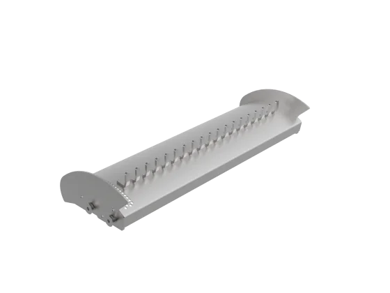 Siebelement mit Harke B 666