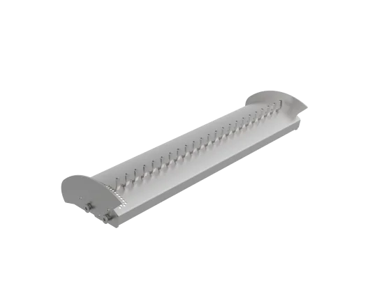 Siebelement mit Harke B 766 e=