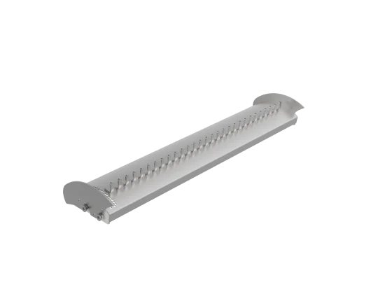 Siebelement mit Harke B 966