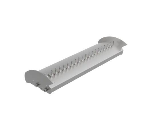 Siebelement mit Harke B 666