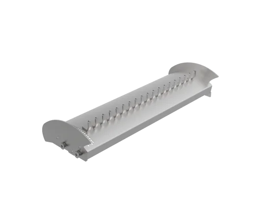 Siebelement mit Harke B 666