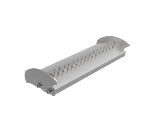 Siebelement mit Harke B566