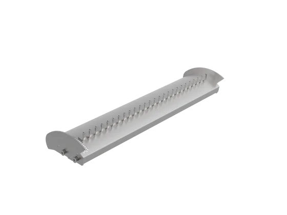 Siebelement mit Harke B 866