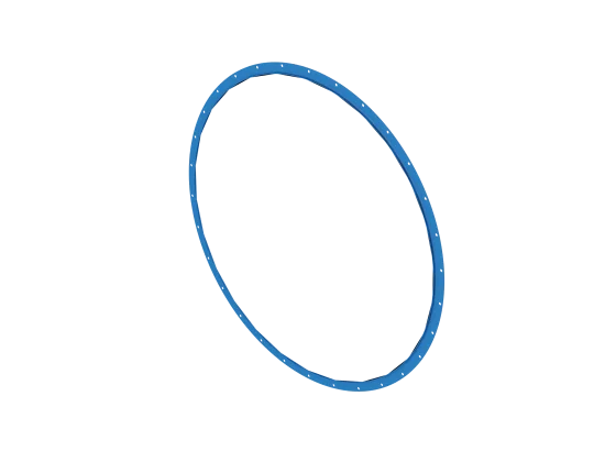 Dichtung f. Auskleidungsblech