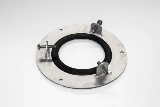 Wall flange adjustable DN150