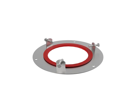 Wall flange adjustable DN200