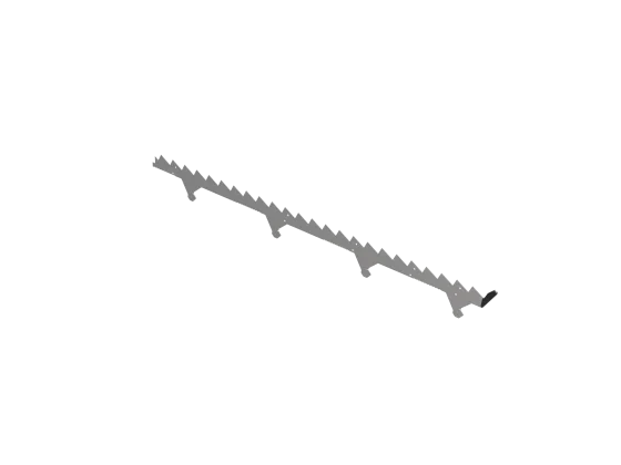 lamella, fixed, bottom step