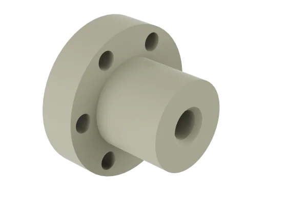 Trapezgewindemutter mit Flansch