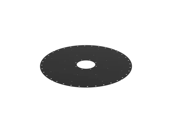 Membrane du plateau perforé