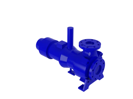 Freistrompumpe horizontal