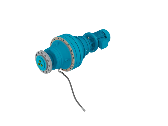 drive unit with oil drain hose