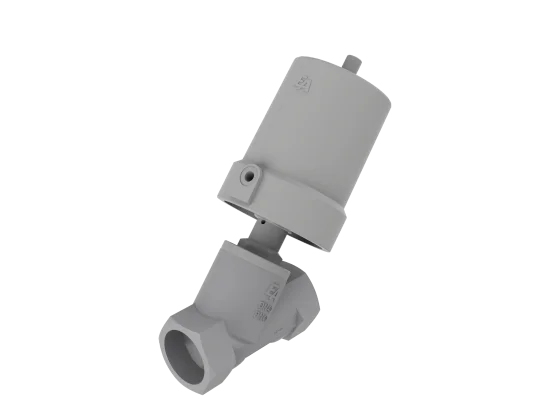 slanted seat valve-pressure controlled