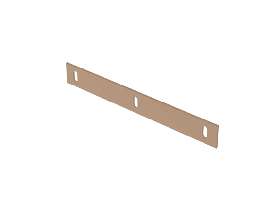 Schaberplatte Messing