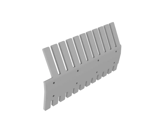 Harkensegmentblech