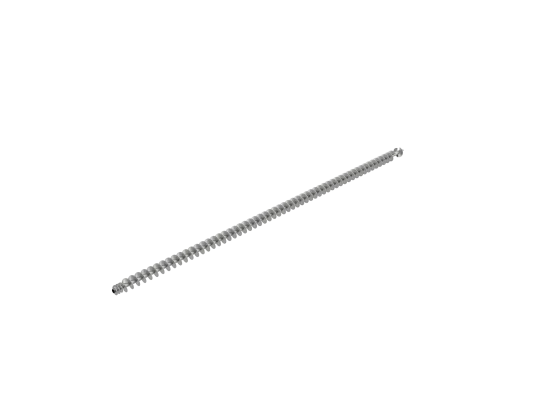Schneckenwelle geteilt