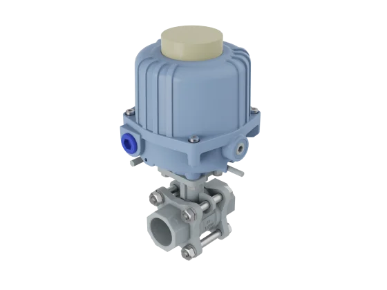 ball valve with electric actuator