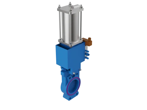 knife-gate valve pneumatic double-acting