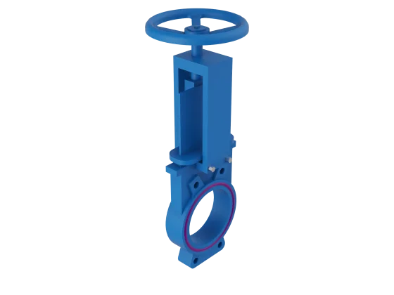 knife-gate valve non-rising stem