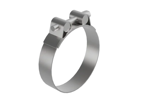 hose clip with threaded hole