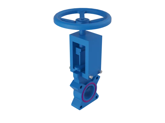 knife-gate valve non-rising stem