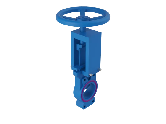knife-gate valve non-rising stem