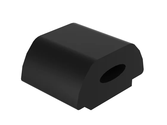 Strip sealing adhesive half-round 14x9